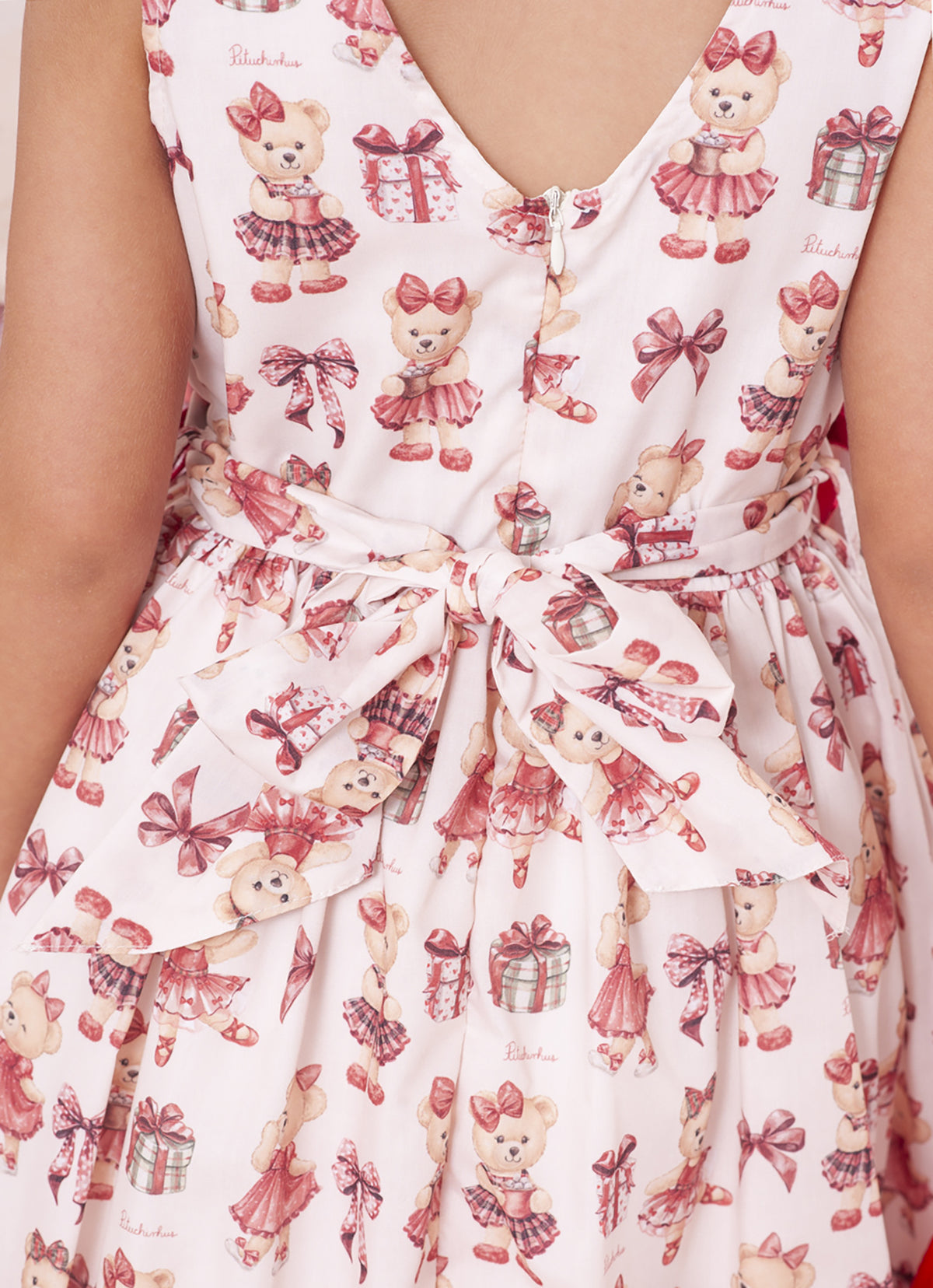 Vestido Algodão Estampado Natal