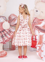 Vestido Algodão Estampado Natal