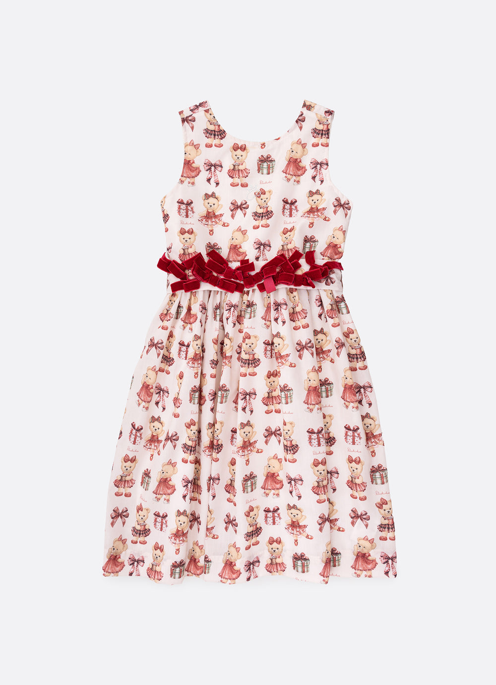 Vestido Algodão Estampado Natal