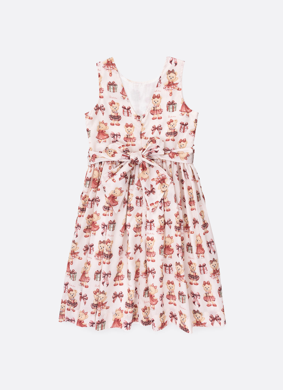Vestido Algodão Estampado Natal