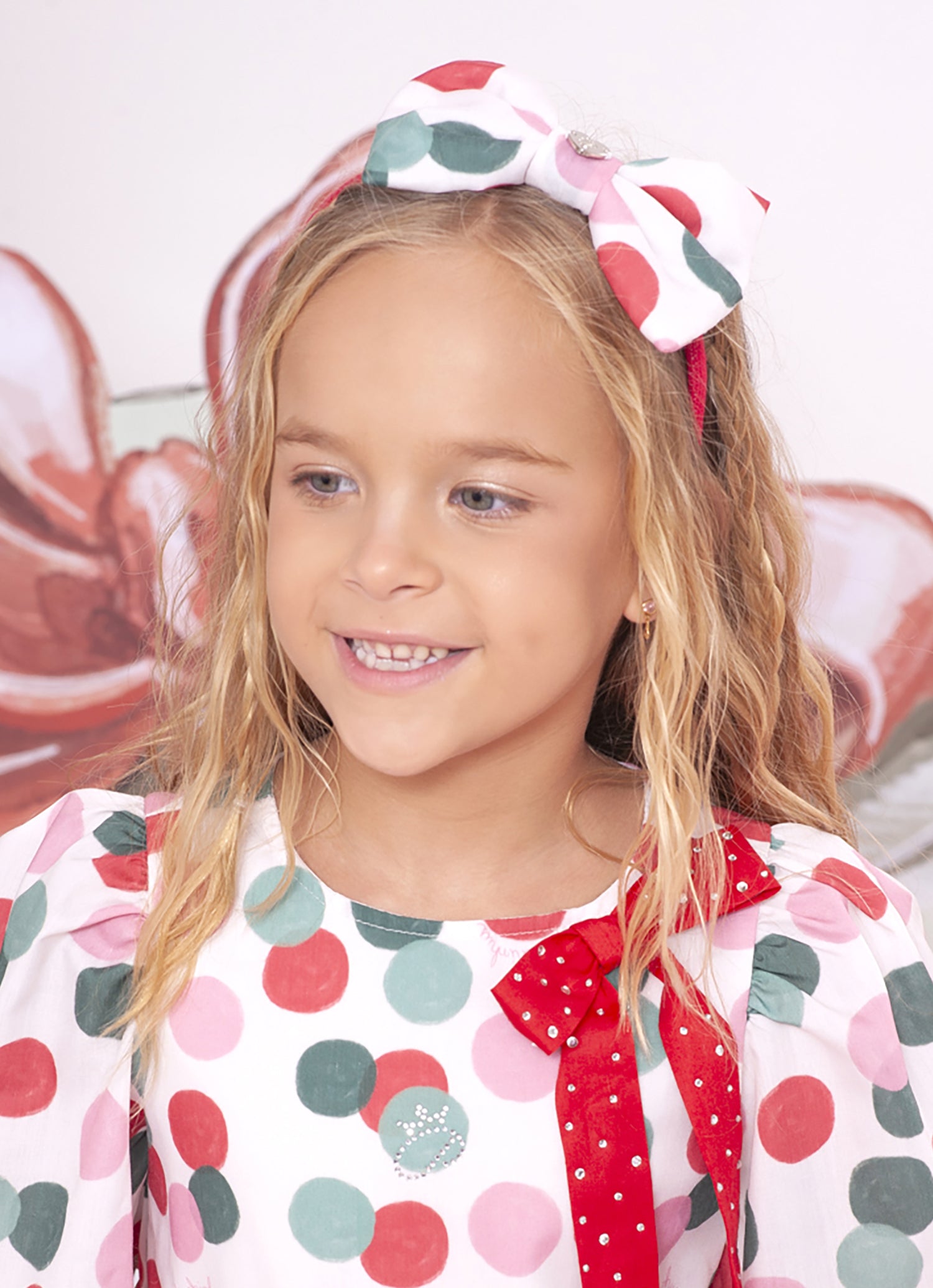 Arco Laço Puffer Algodão Natal