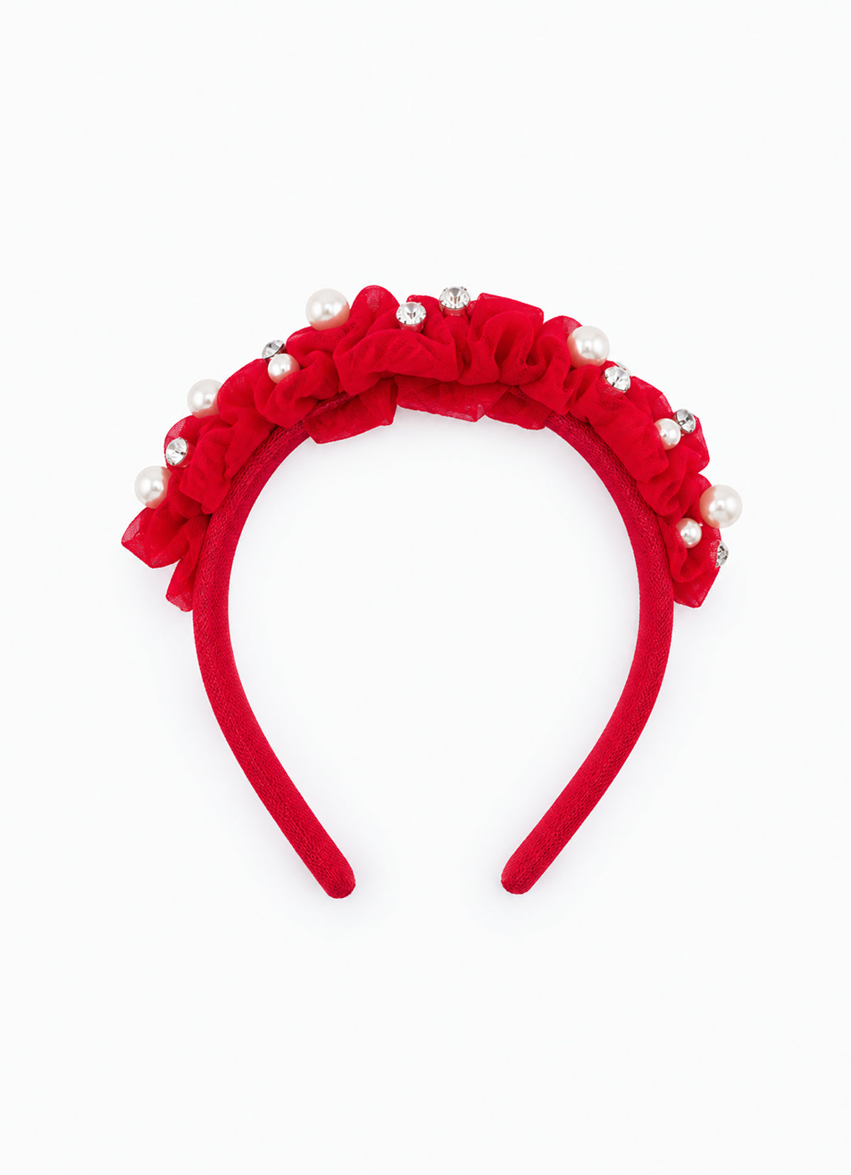Arco Frufru Tule Bordado Natal