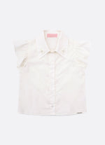 Camisa Tricoline Lacinhos Bordados