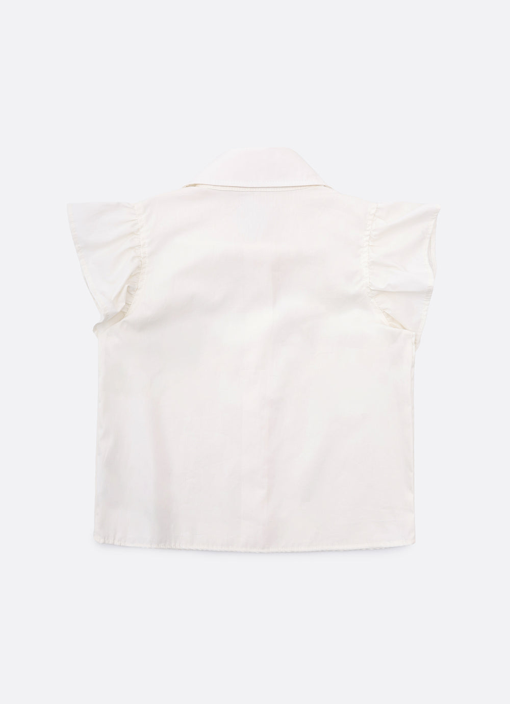Camisa Tricoline Lacinhos Bordados