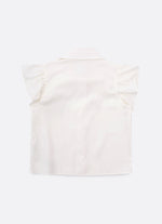 Camisa Tricoline Lacinhos Bordados