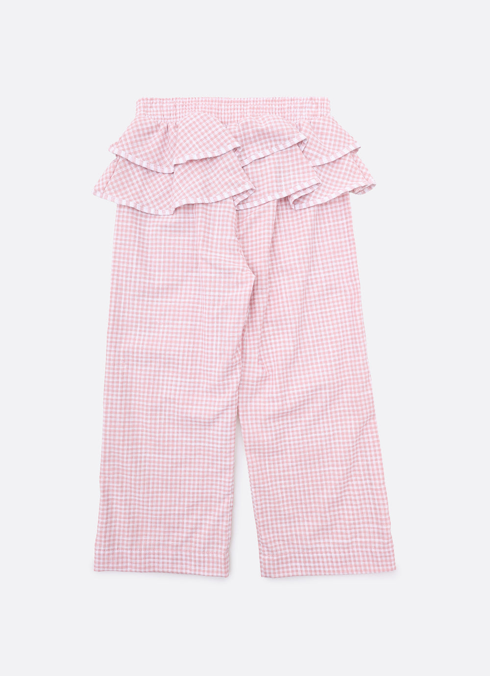 Calça Reta Algodão Xadrez