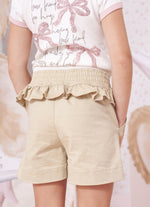 Short Sarja Babado Ursinhos Cristal