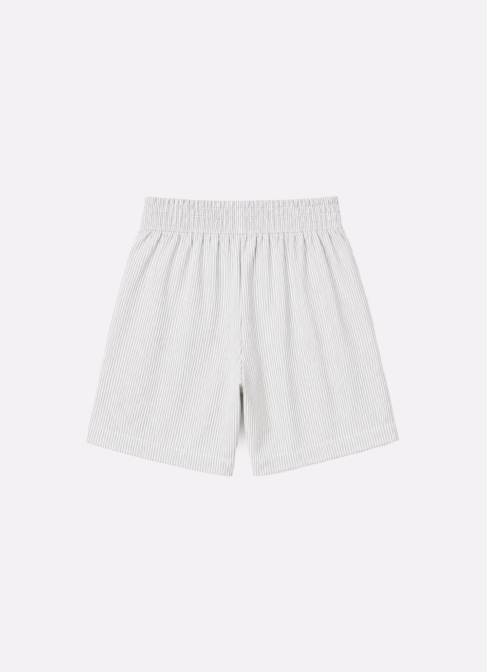 Short Algodão Listrado Bolsos Babadinho