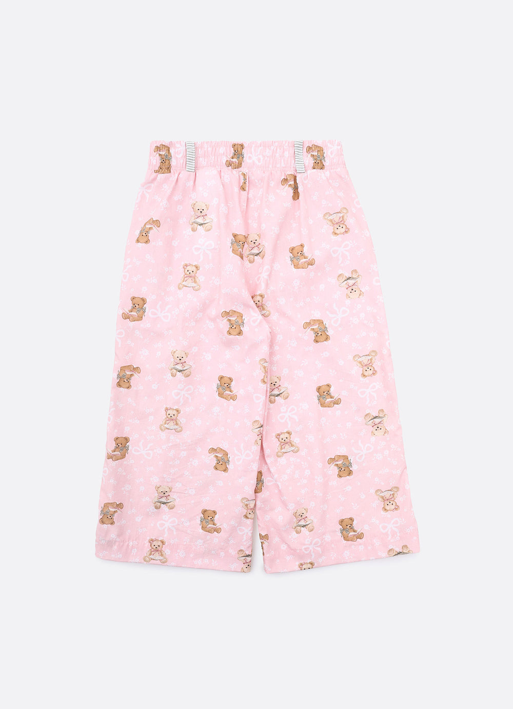 Calça Pantacourt Algodão Estampa Ursinhas