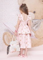 Vestido Algodão Estampa Ursinhas