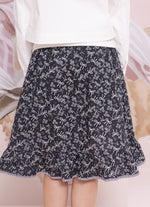 Saia Short Mullet Algodao Floral