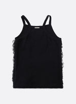 Blusa Ribana Frufru Tule Bordados
