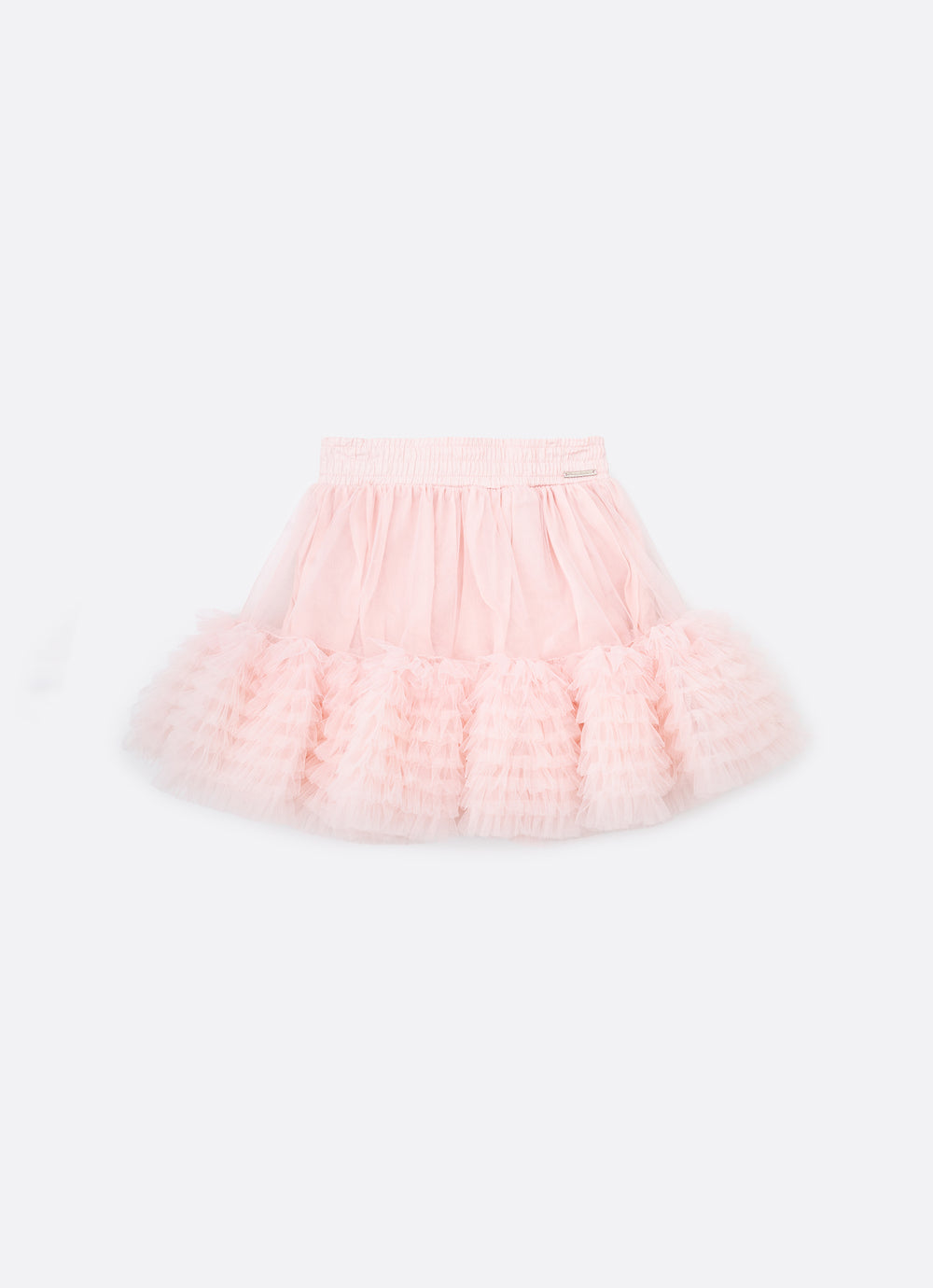 Saia Short Tule Babados Frufru