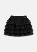 Saia Short Babados Tule