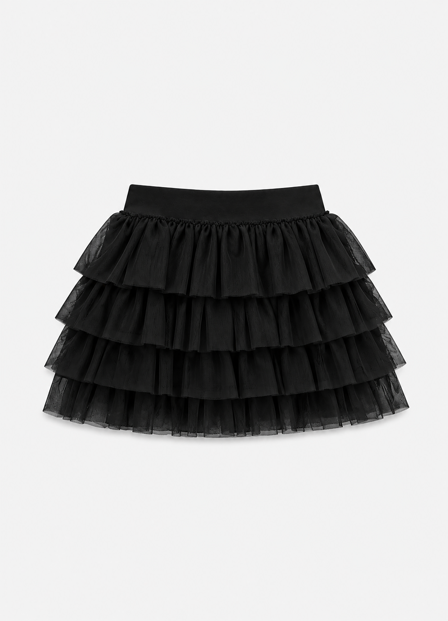 Saia Short Babados Tule