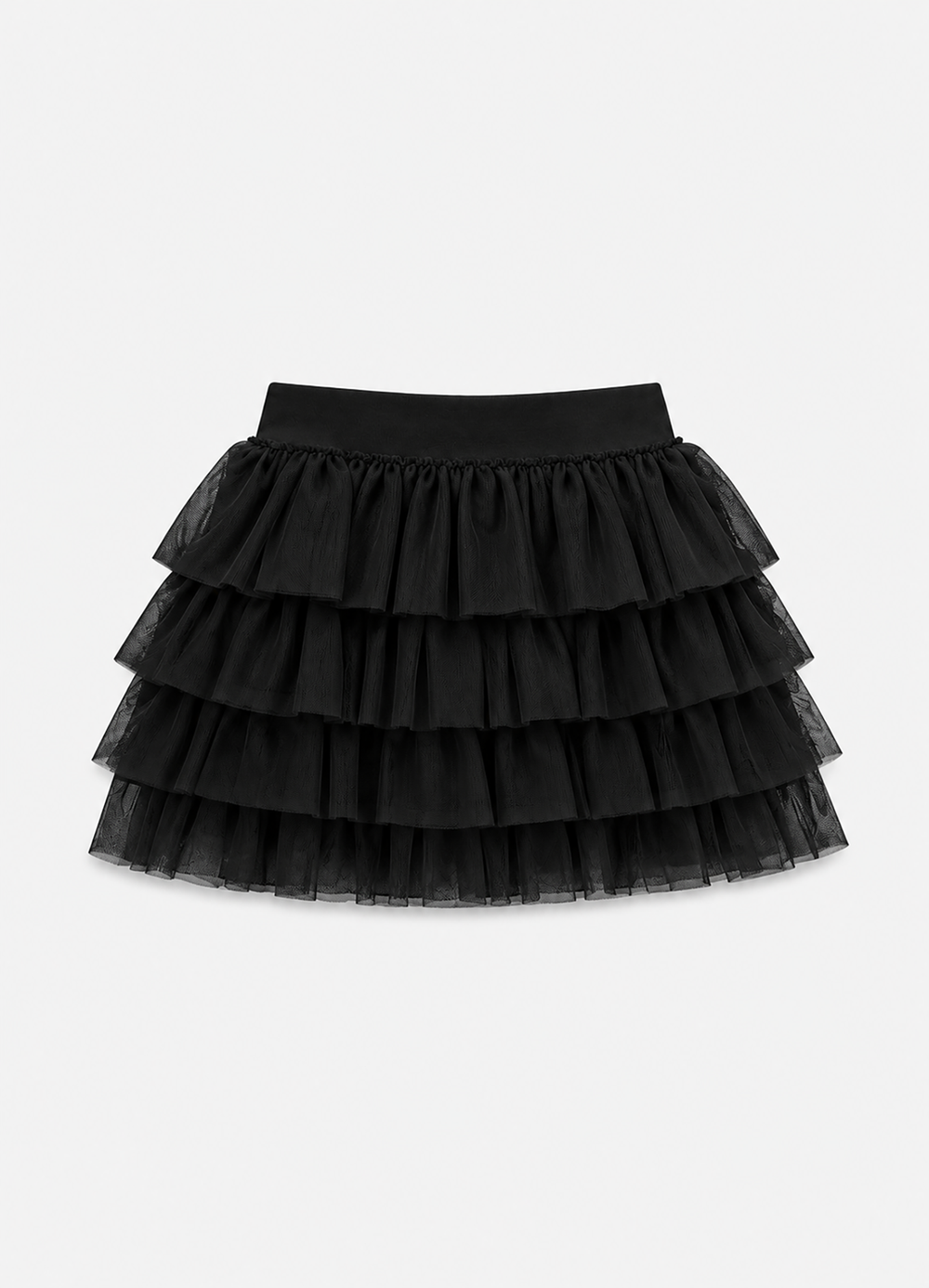 Saia Short Babados Tule