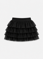 Saia Short Babados Tule