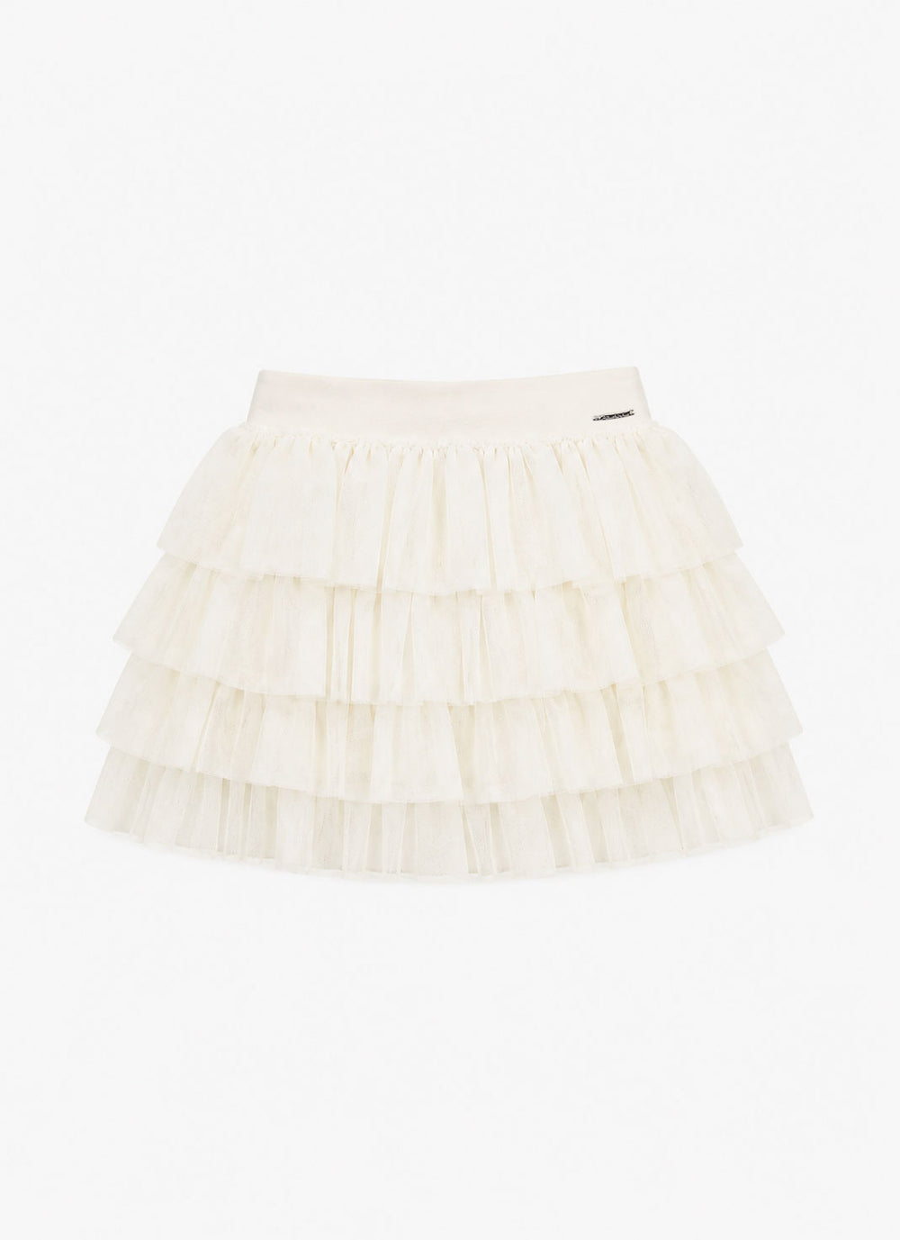 Saia Short Babados Tule
