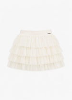 Saia Short Babados Tule