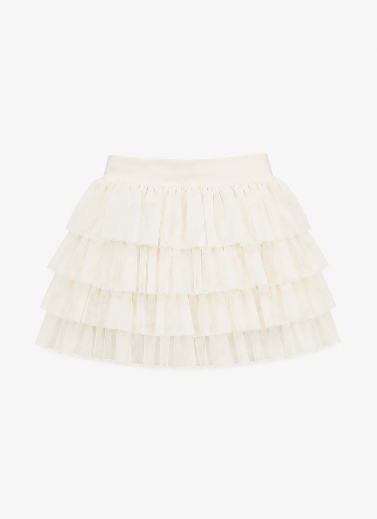 Saia Short Babados Tule