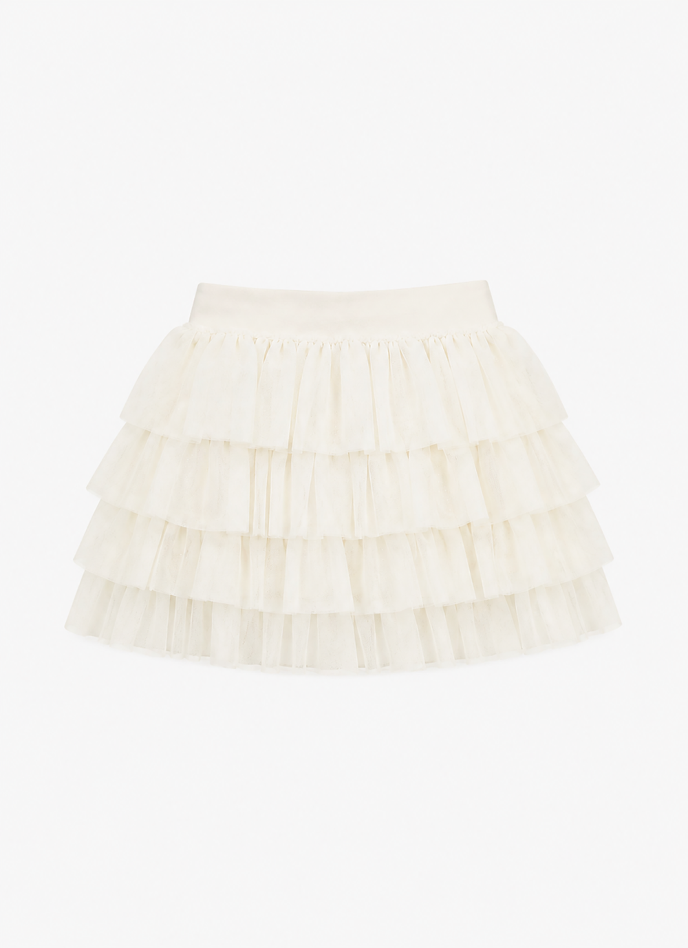 Saia Short Babados Tule