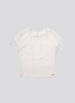 Blusa Cotton Renda Babado