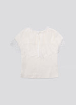 Blusa Cotton Renda Babado