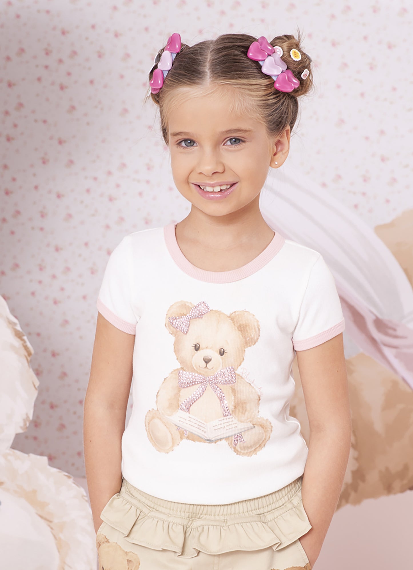 Blusa Ribana Ursinha Livro Laços Costa