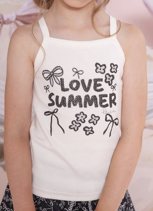 Blusa Ribana Love Summer Cristal