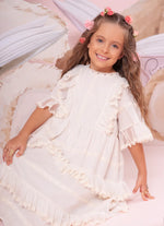 Vestido Algodão Multi Rendas