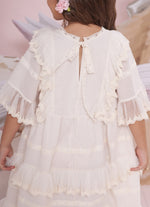 Vestido Algodão Multi Rendas