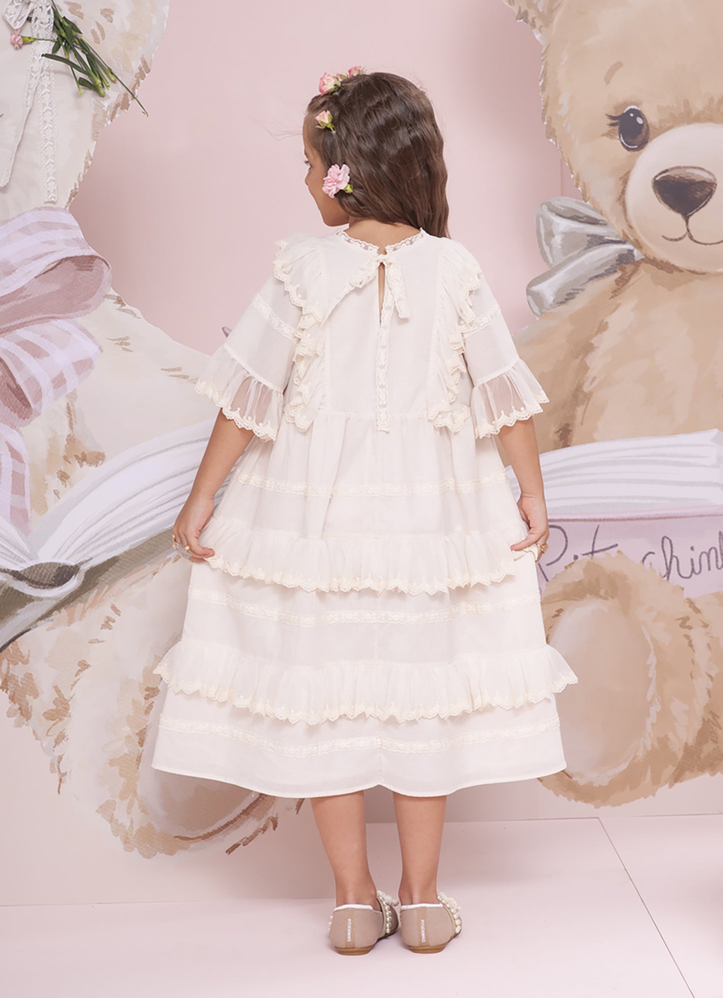 Vestido Algodão Multi Rendas