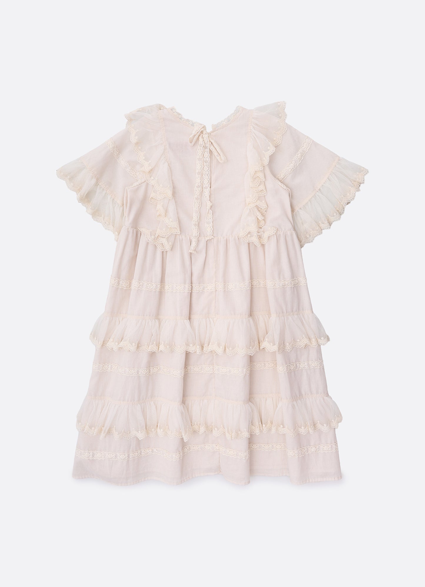Vestido Algodão Multi Rendas