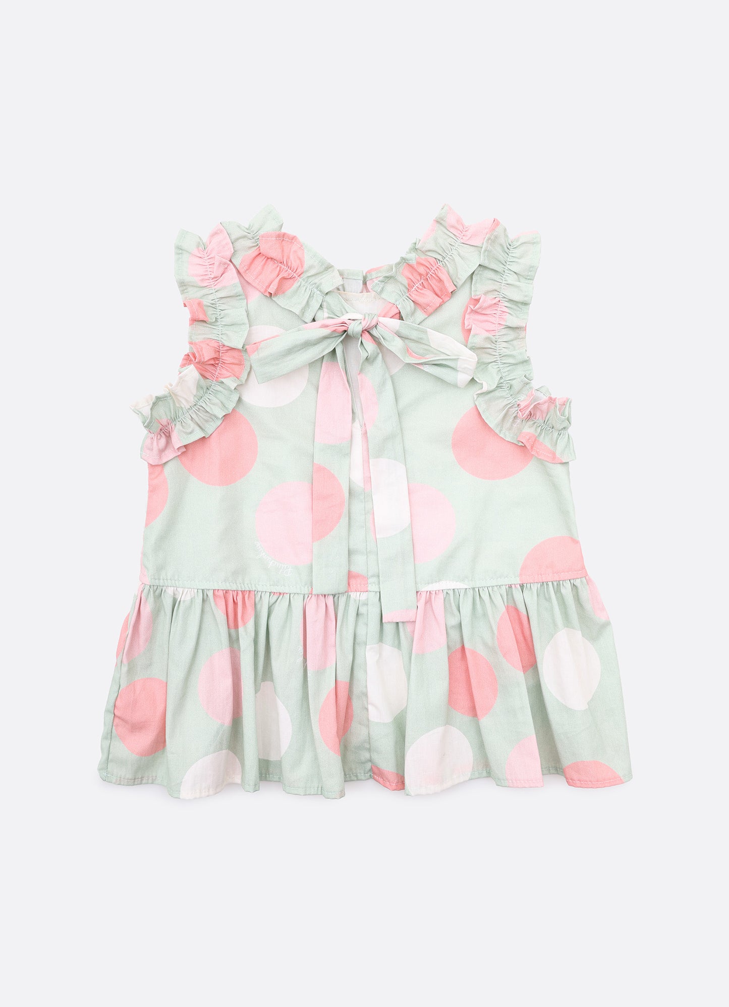 Blusa Algodão Maxi Poá Frufru