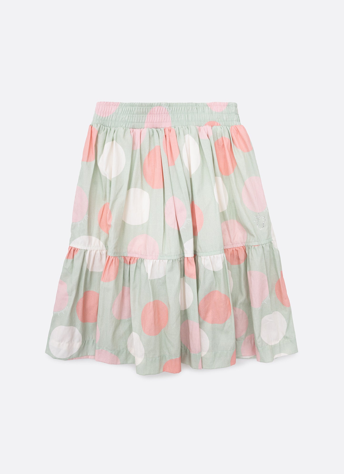 Saia Short Midi Algodão Maxi Poá