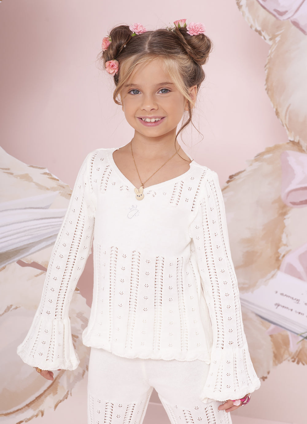Blusa Tricot Ponto Renda