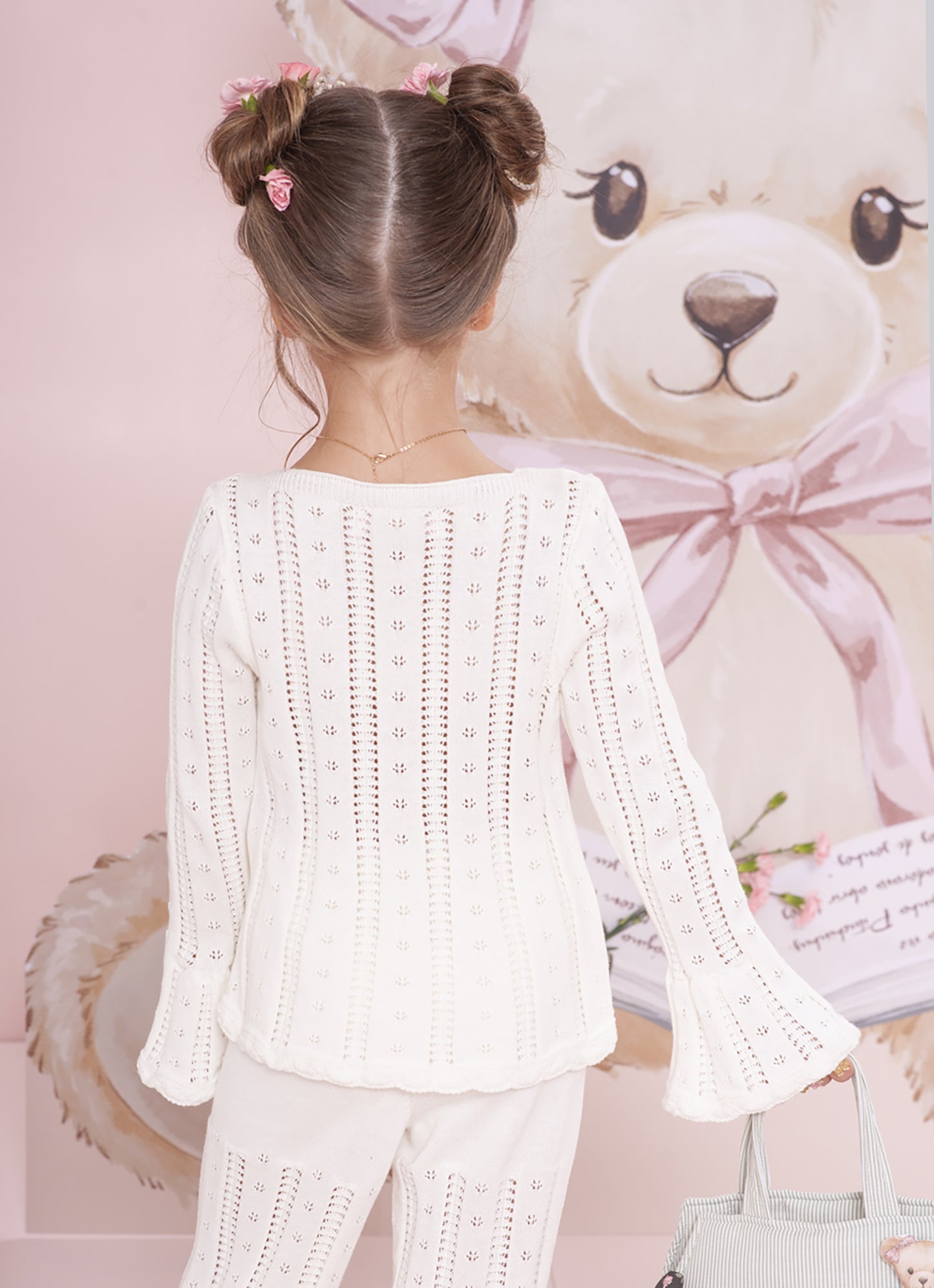 Blusa Tricot Ponto Renda