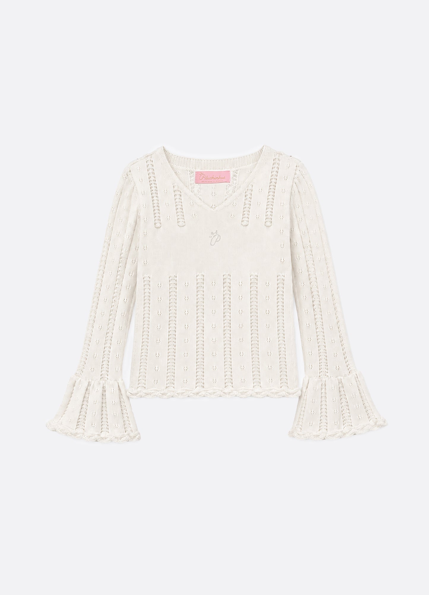 Blusa Tricot Ponto Renda