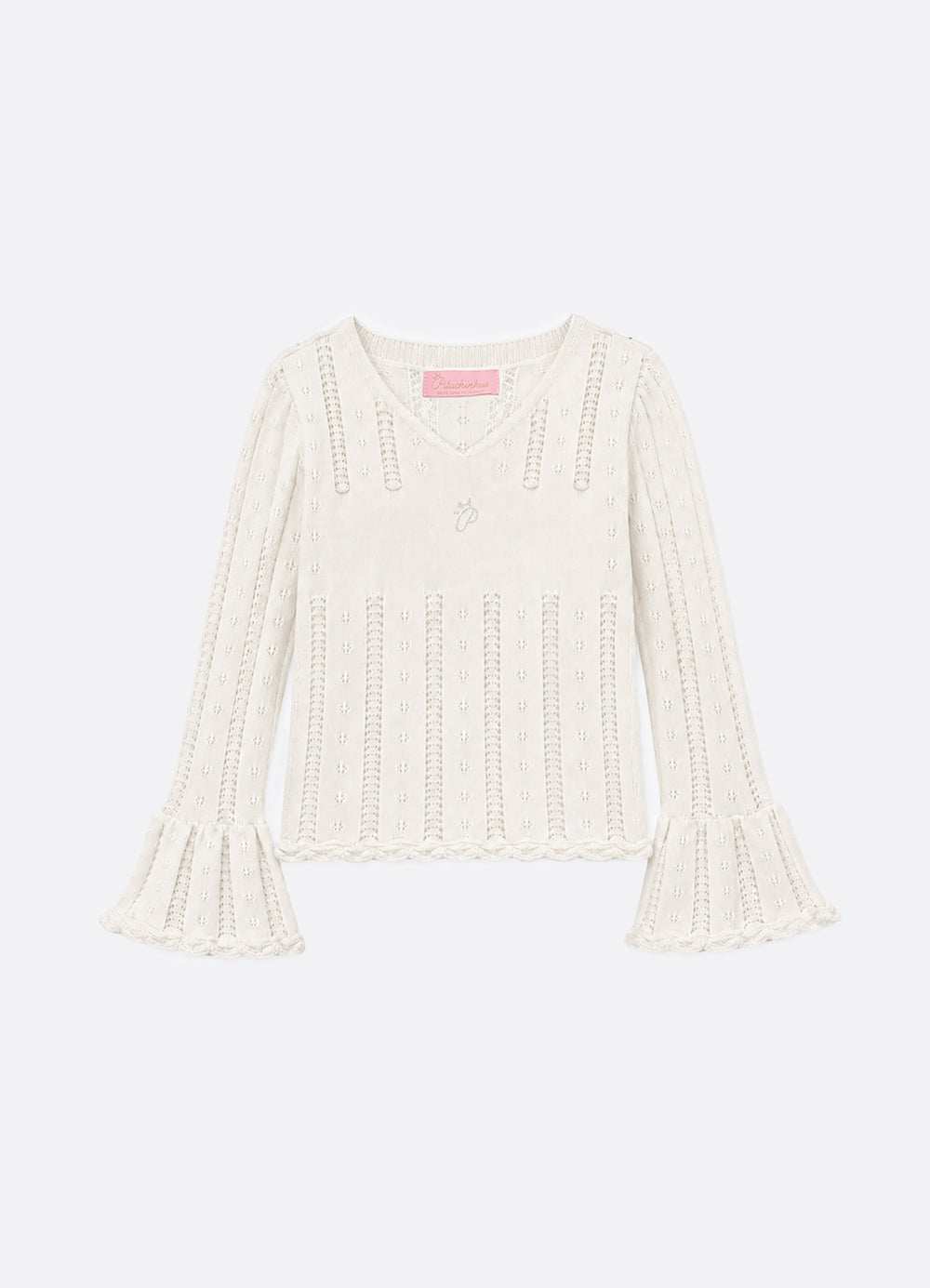 Blusa Tricot Ponto Renda