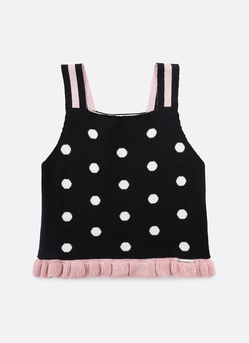 Blusa Tricot Poá Babadinho