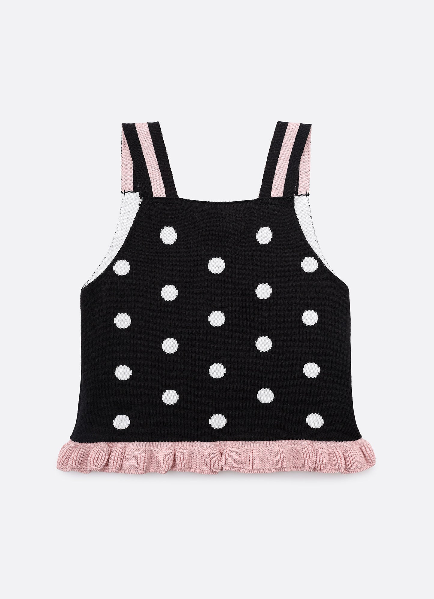 Blusa Tricot Poá Babadinho