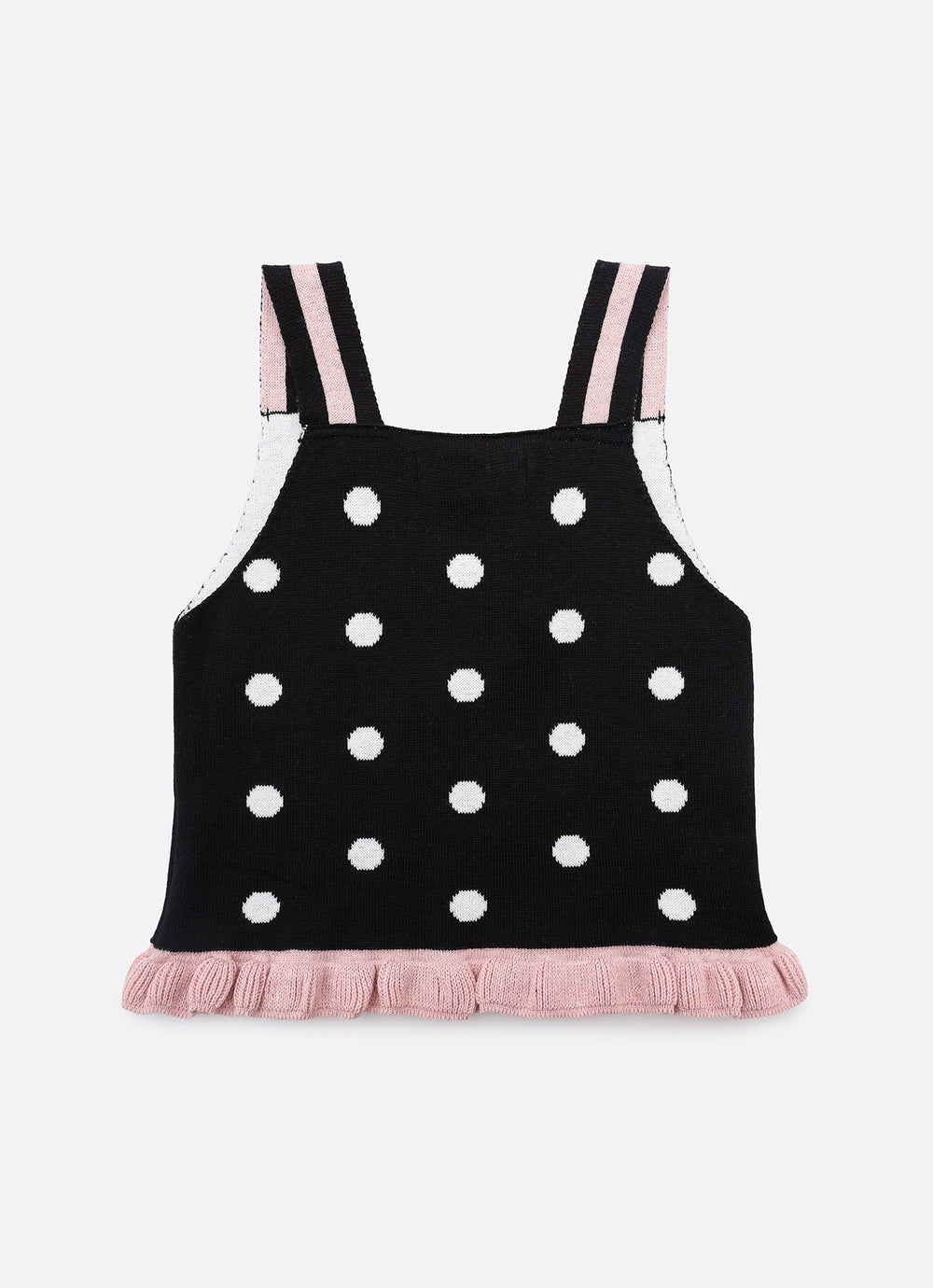 Blusa Tricot Poá Babadinho