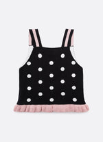 Blusa Tricot Poá Babadinho