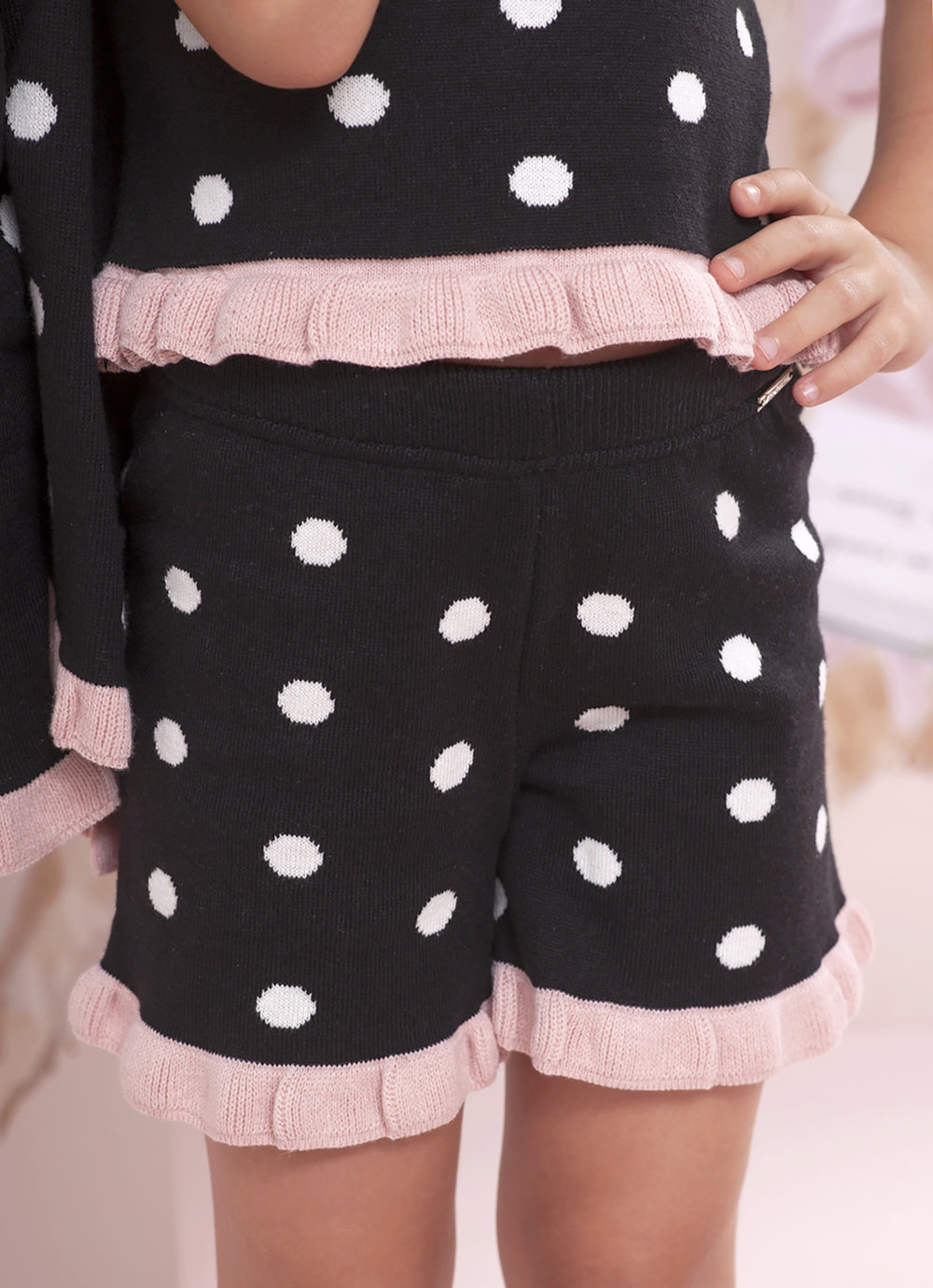 Short Tricot Poá Babadinho
