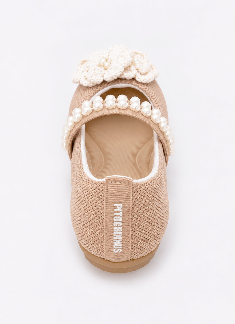 Sapatilha Knit Flores Crochê Bordados
