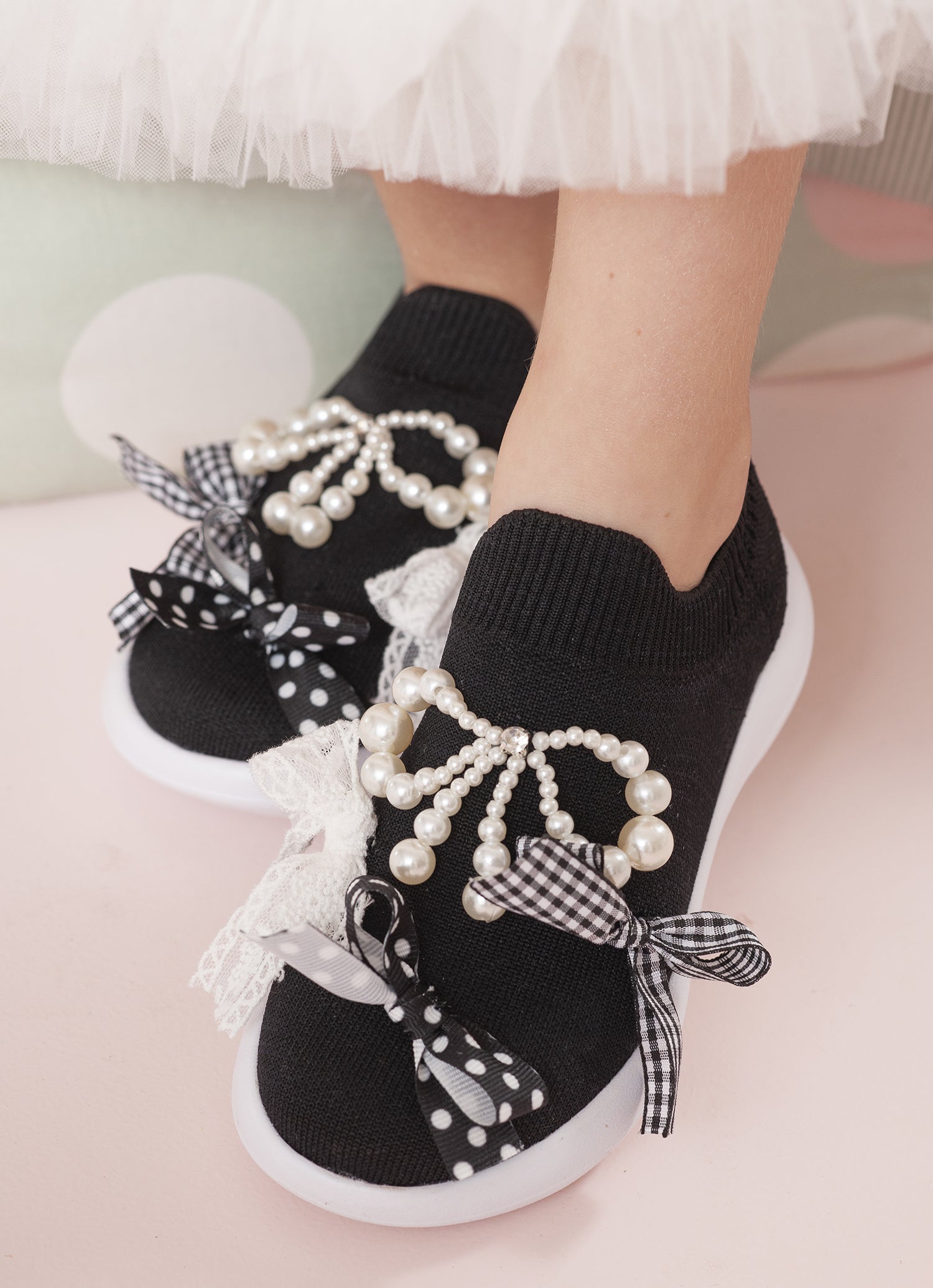 Tênis Knit Multi Laços