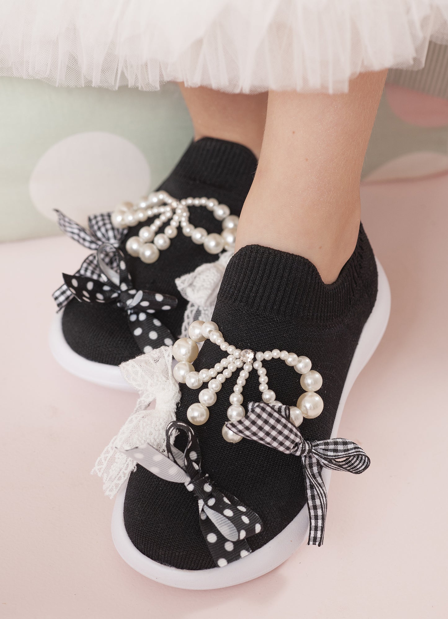 Tênis Knit Multi Laços