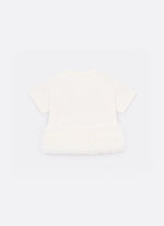 Blusa Cotton Ursinha Barra Tule