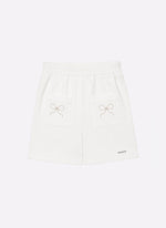 Short Sarja Lacinhos Bordados