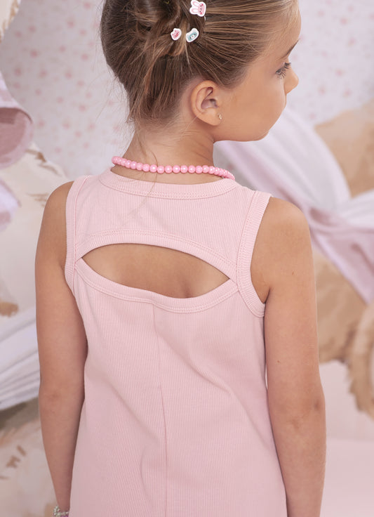 Vestido Ribana Midi Ursinhas Leitura Cristal